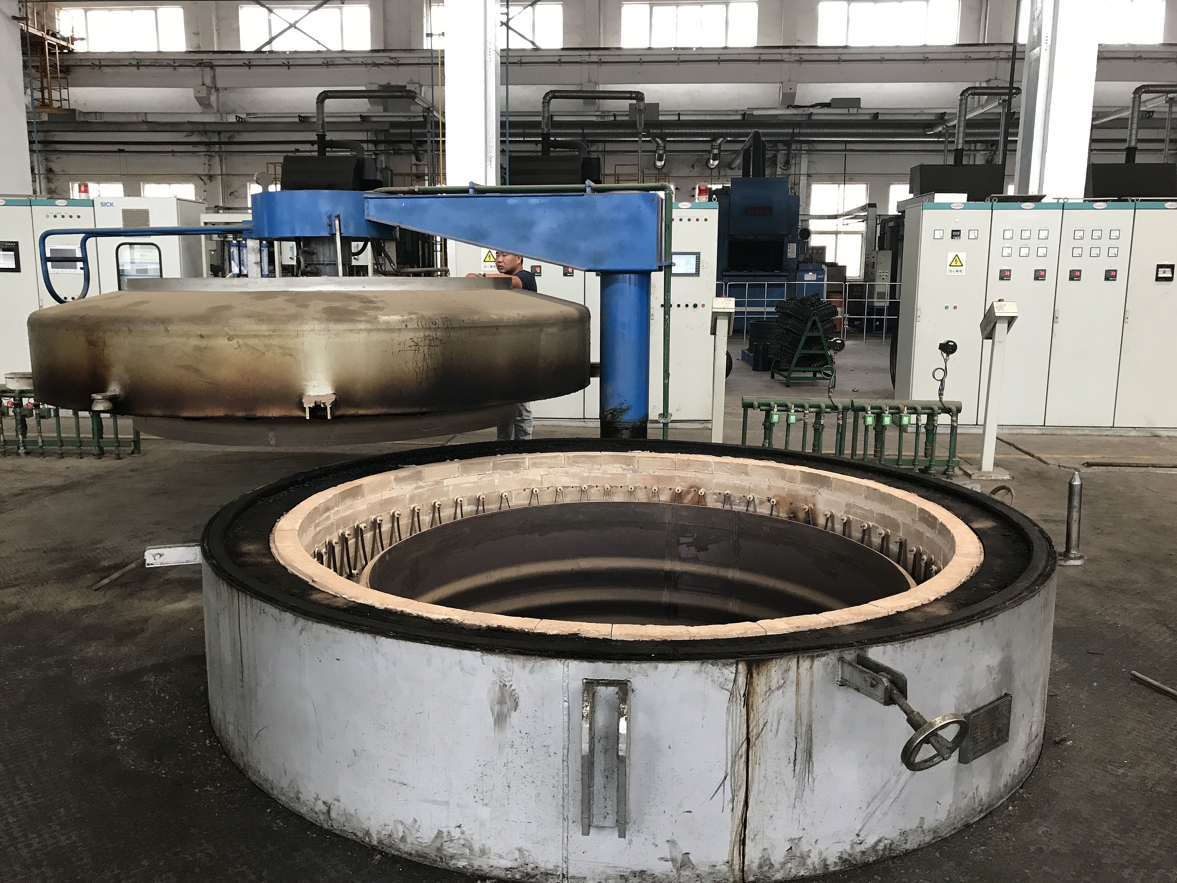 Φ1.25、12米间接电加热脱水回转窑